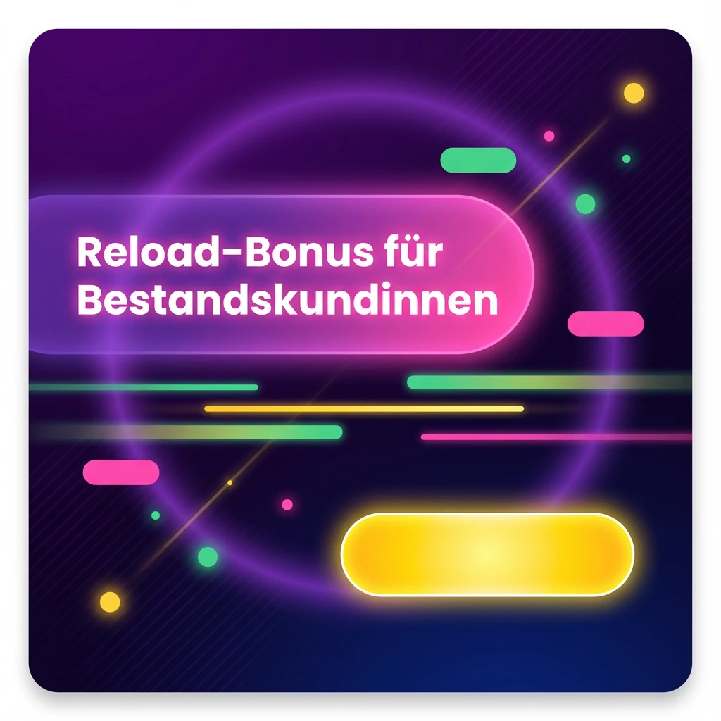 Reload-Bonus für Bestandskundinnen